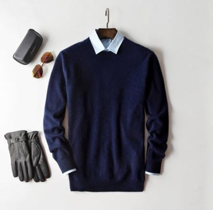 CachemireLux™ – Pull Homme Cachemire Doux et Élégant Confort Optimal