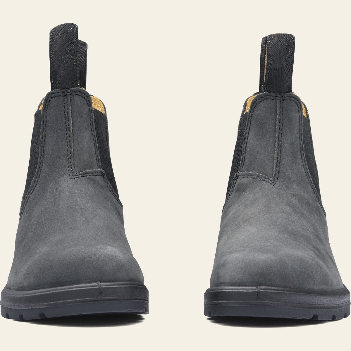 Bottes Chelsea Cuir Noir Élégantes Homme