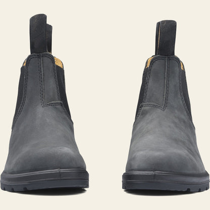Bottes Chelsea Cuir Noir Élégantes Homme