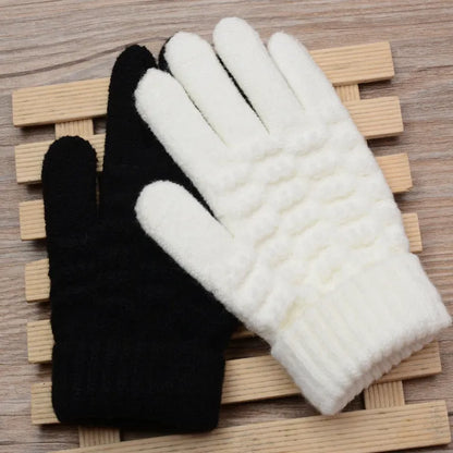 Gants Femme Hiver Douillet avec Motif Brodé - LuxeStyle