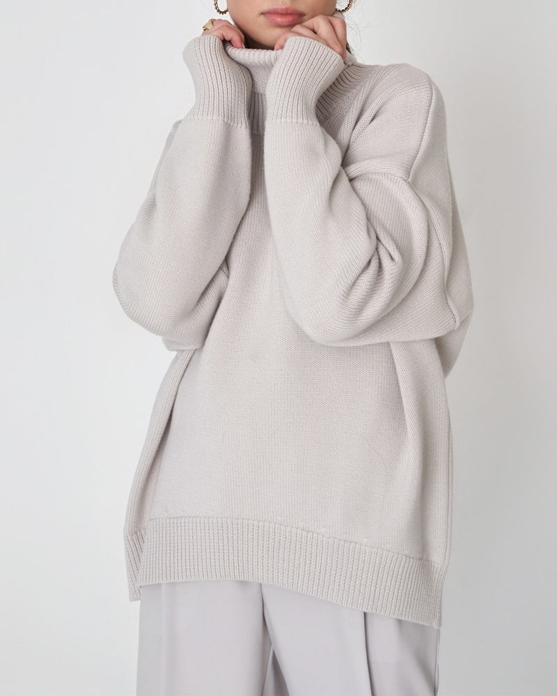 Pull Femme Col Roulé Chic