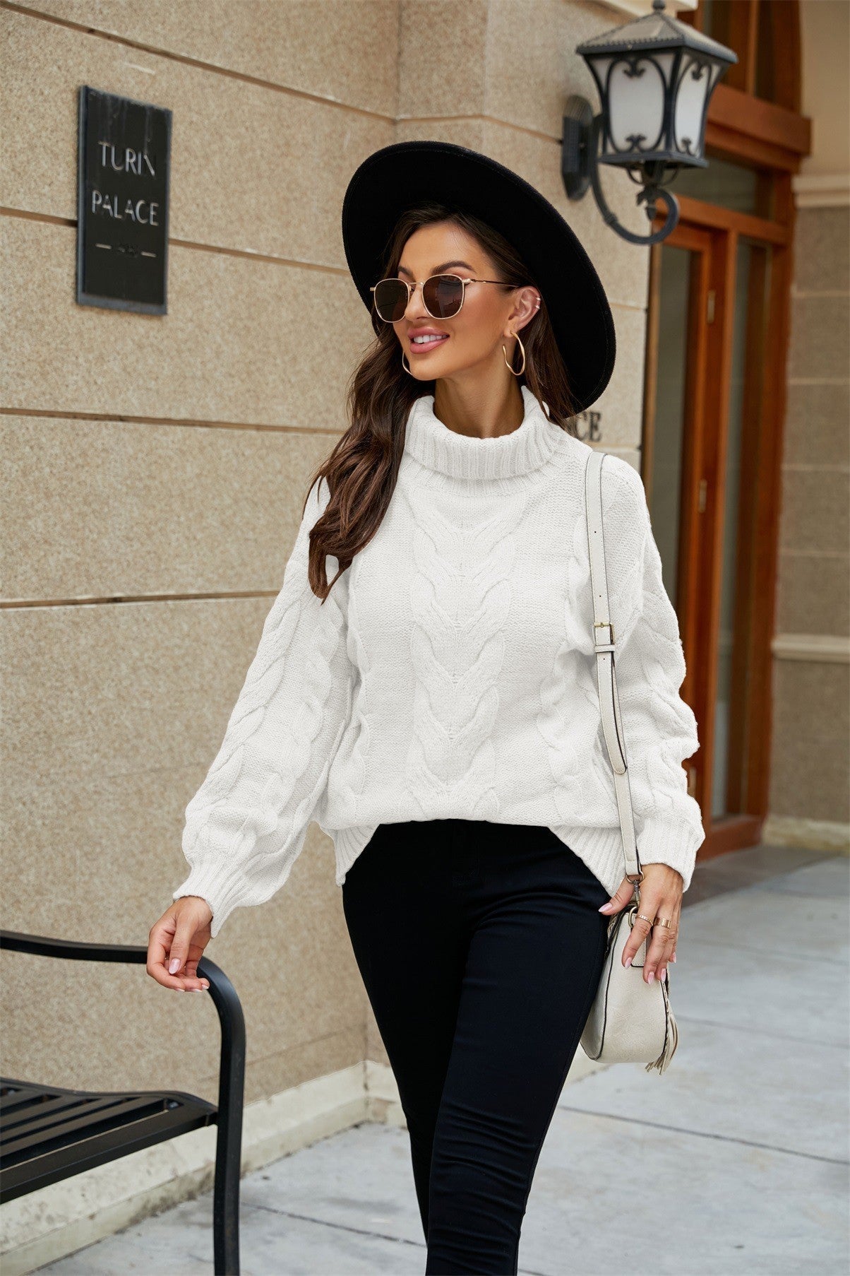 Pull Col Roulé Chic pour Femme