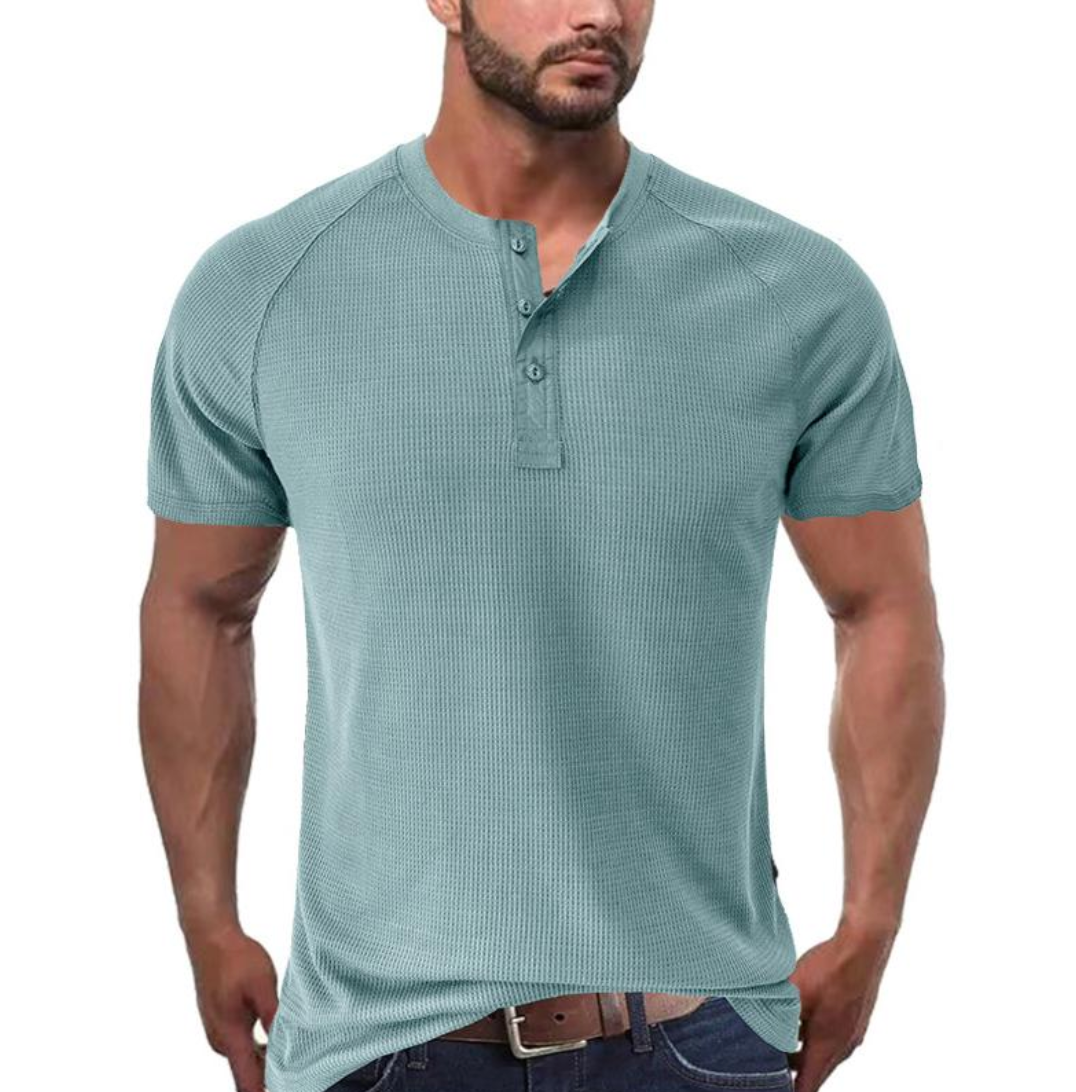 Chemise Homme Décontractée Manches Courtes - LuxeStyle