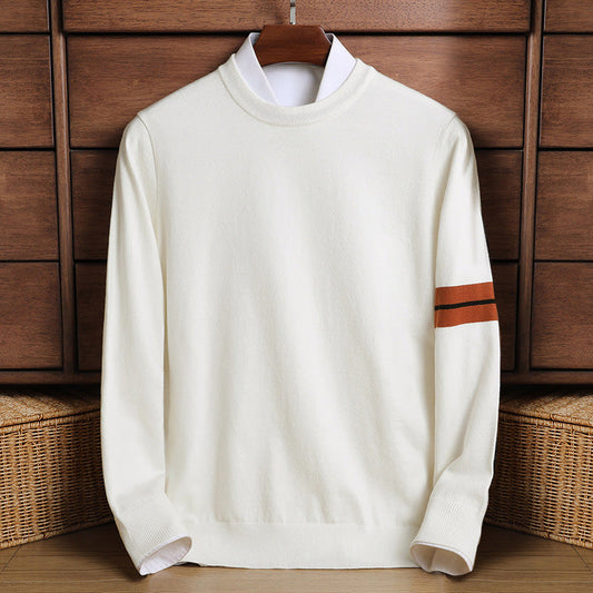 Pull Homme Rayé Élégant Pour Automne - LuxeStyle