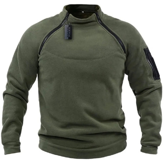 Doudoune Homme Hiver Zippée - Manches Longues avec Poche et Détails Coutures - LuxeStyle