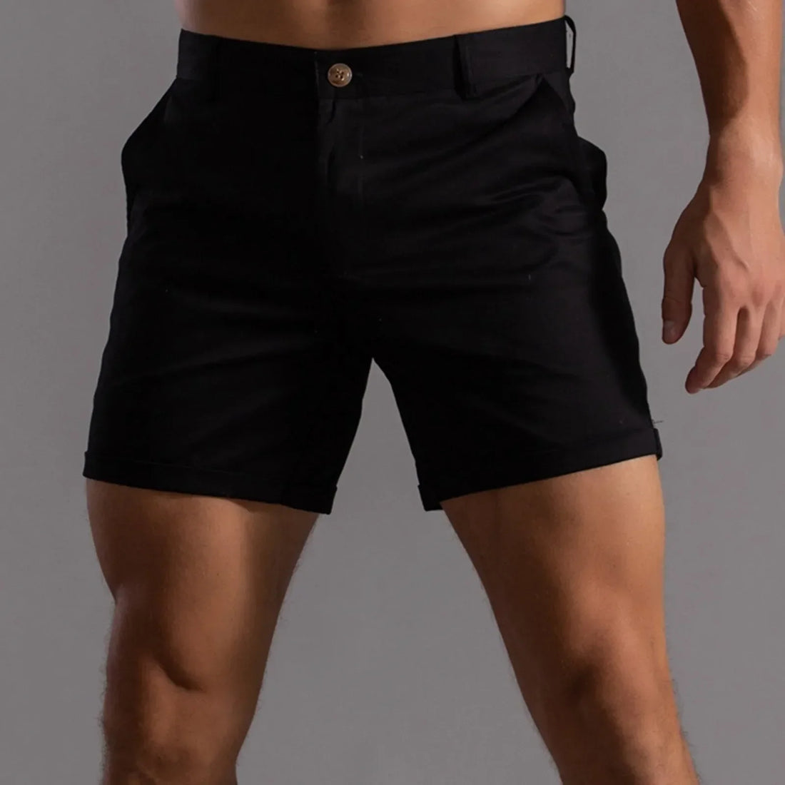Short chino confortable pour homme style classique - LuxeStyle
