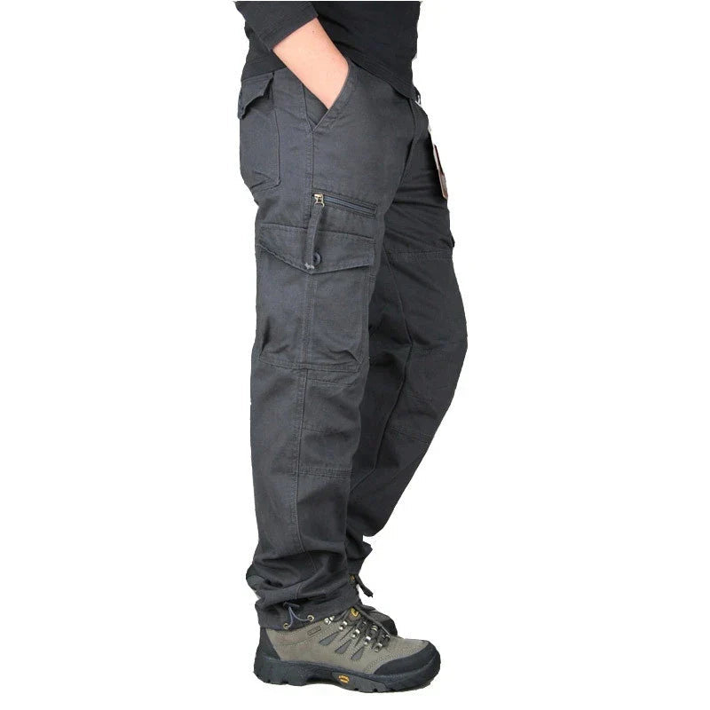 Pantalon Dénim Décontracté Homme - Coupe Large et Légère avec Poches Utiles - LuxeStyle
