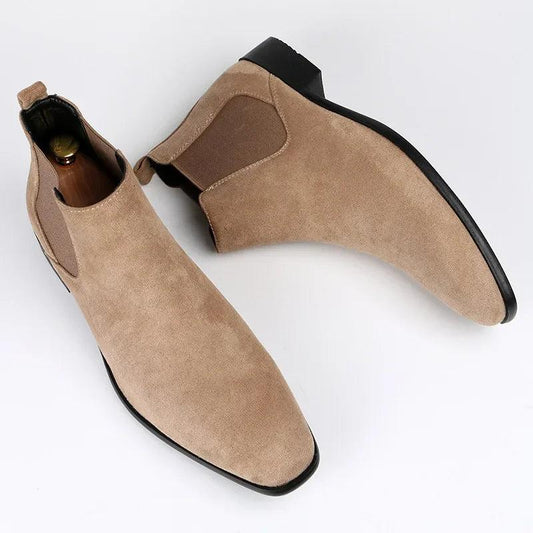 Bottes Chelsea cuir marron pour homme - LuxeStyle