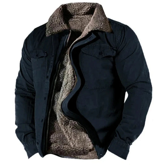 Veste Hiver Doublée Fleece pour Homme - LuxeStyle