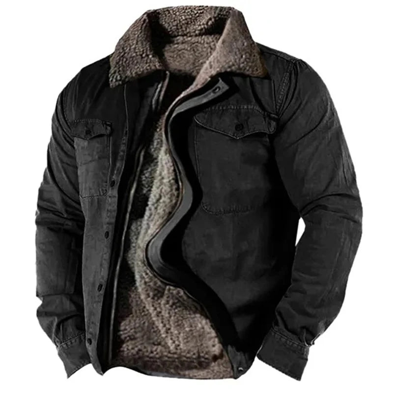 Veste Hiver Doublée Fleece pour Homme