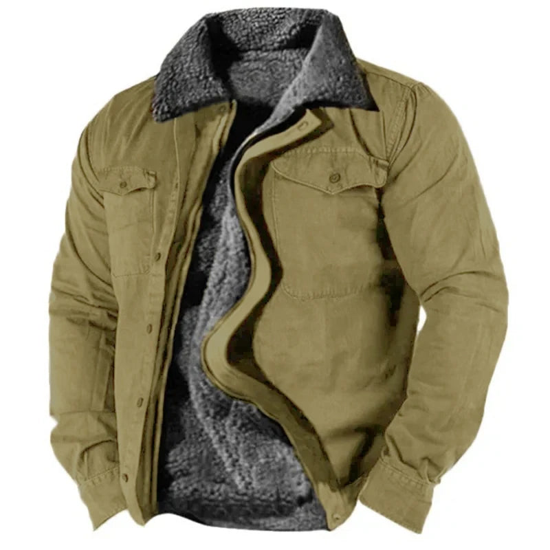 Veste Hiver Doublée Fleece pour Homme