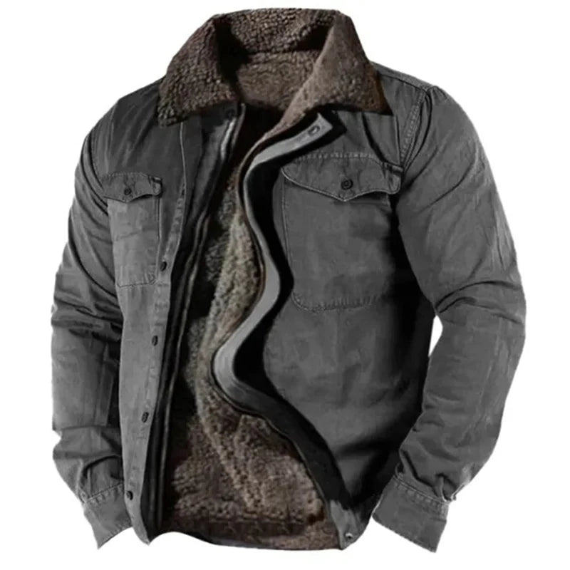 Veste Hiver Doublée Fleece pour Homme