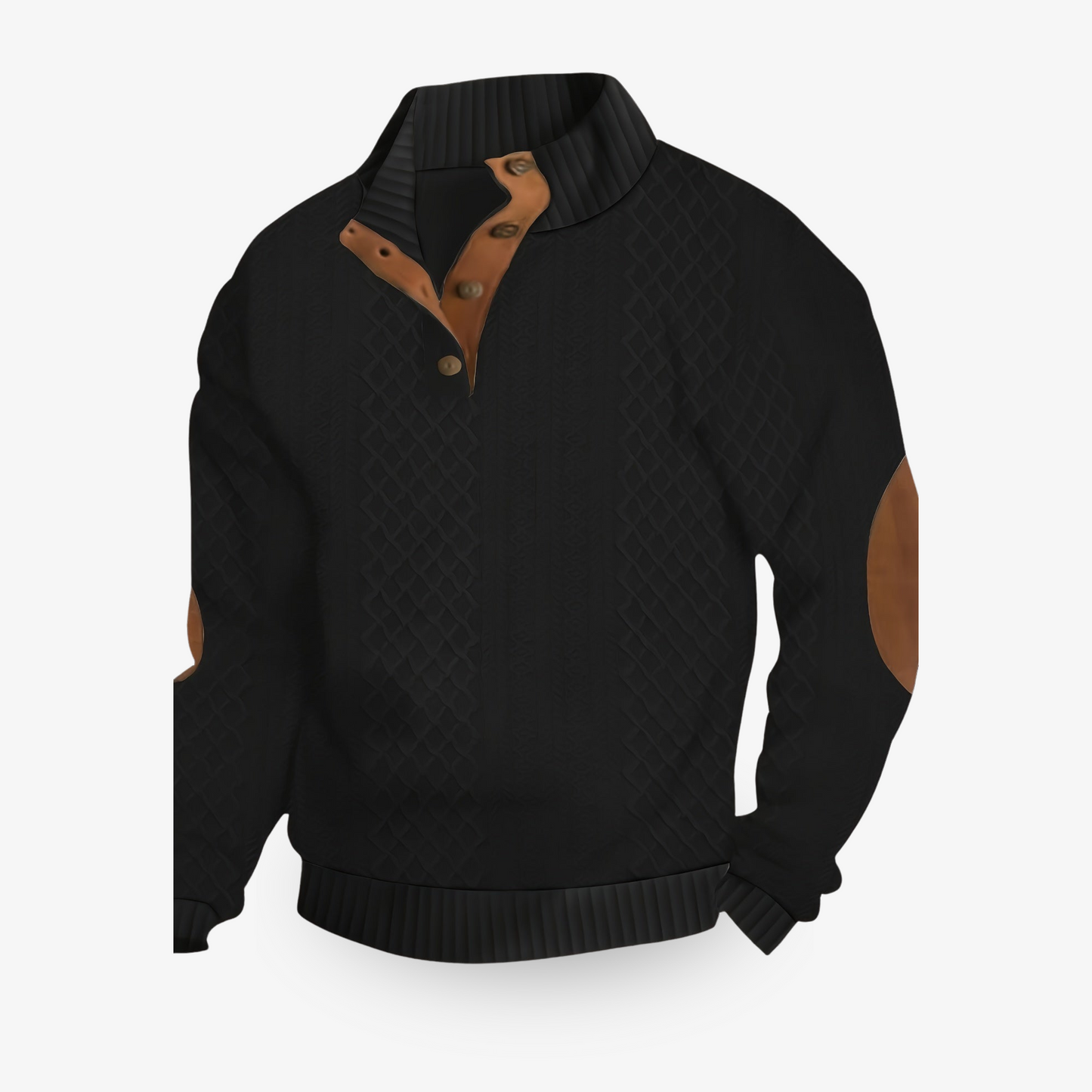Pull en laine épais doux pour homme hiver