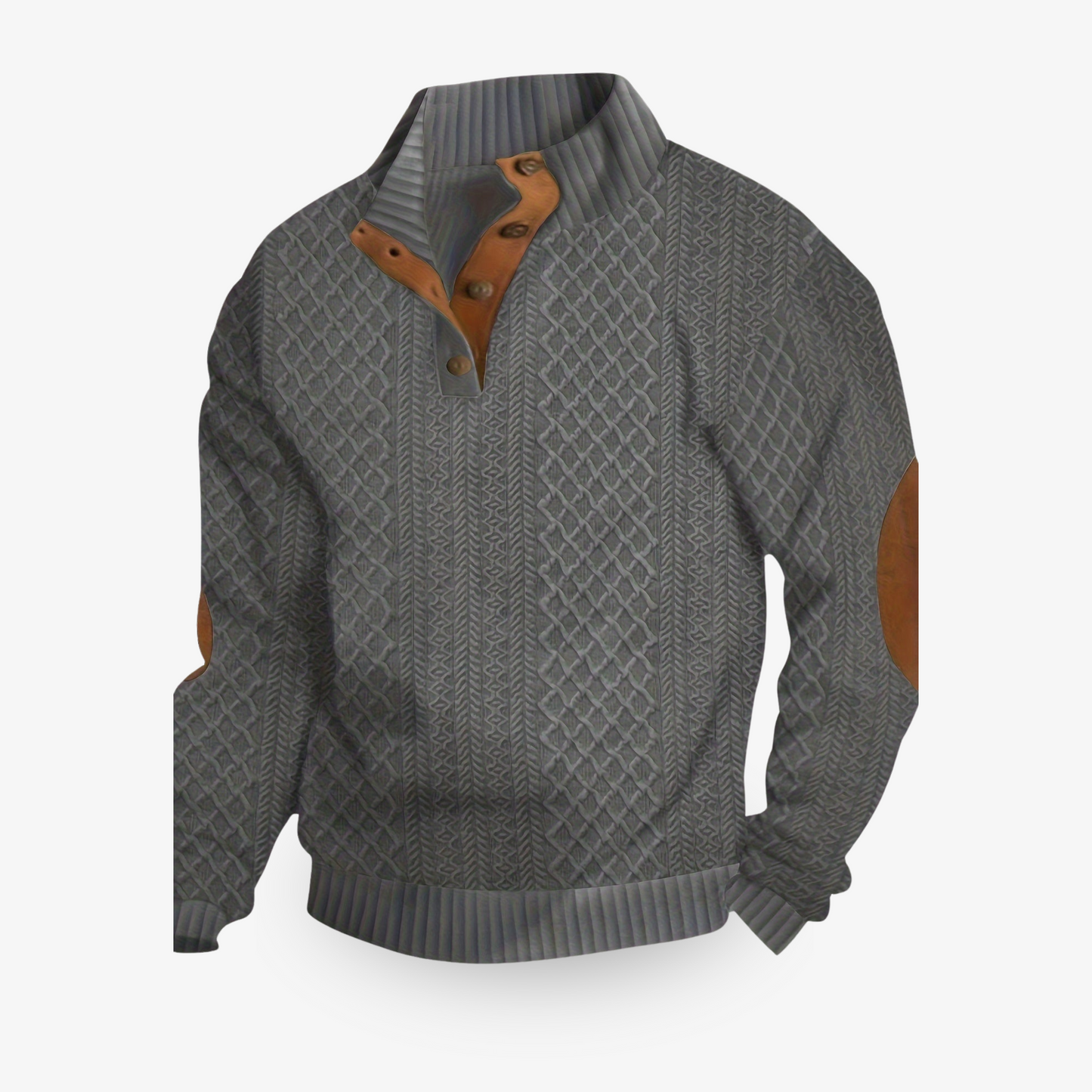 Pull en laine épais doux pour homme hiver