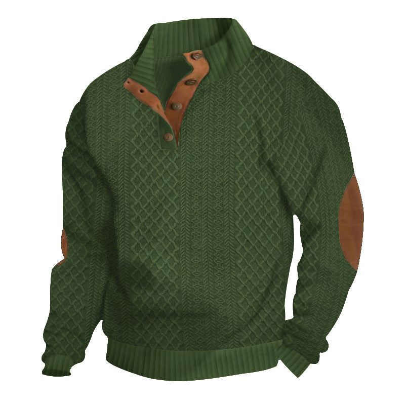 Pull en laine épais doux pour homme hiver