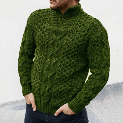 Pull en Maille Col Montant pour Homme