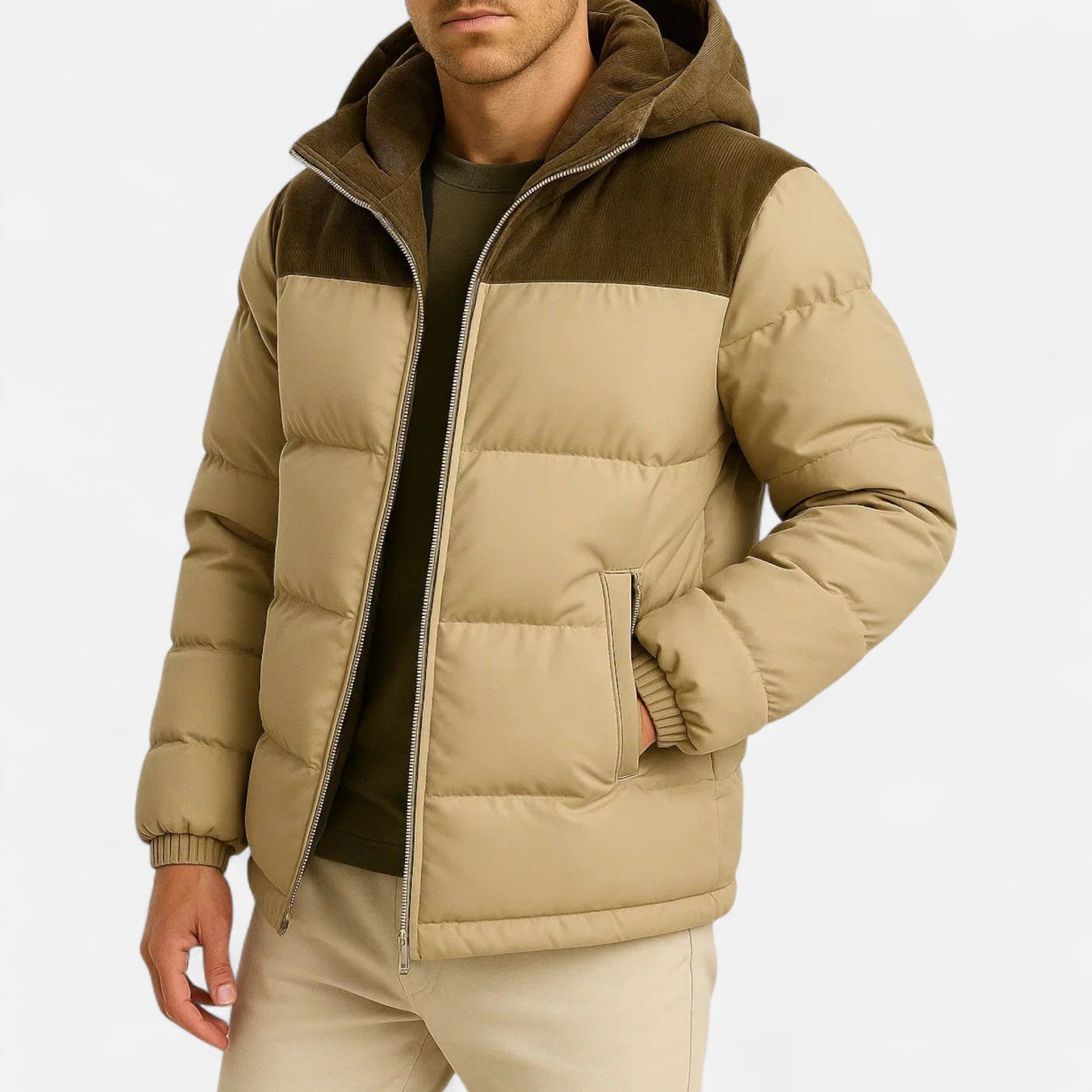 Veste polaire noire homme capuche sport