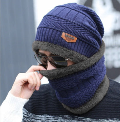 Bonnet Hivernal avec Masque de Visage Intégré