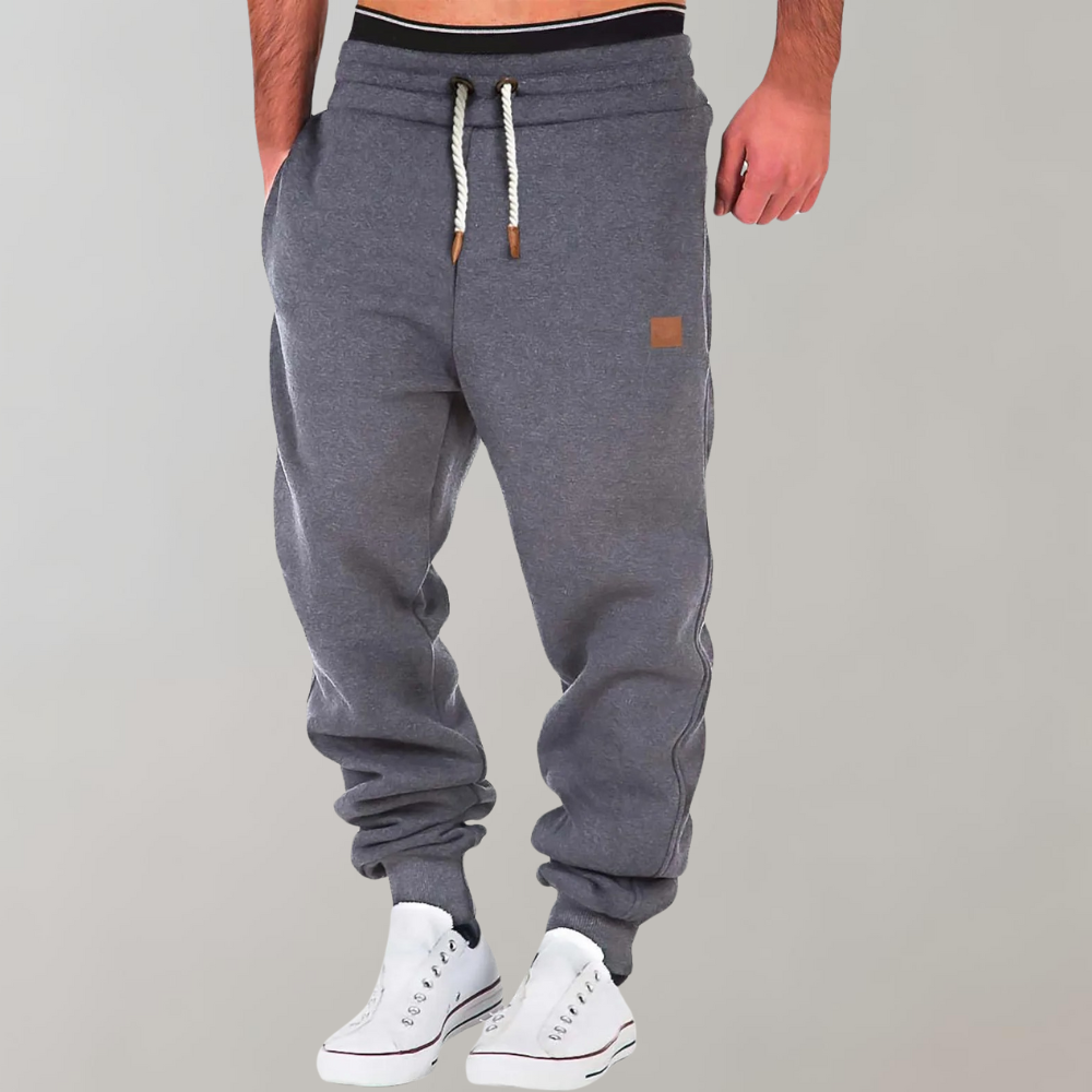 Pantalon Jogging Homme – Coton Souple Élastique Confortable pour Tous les Jours