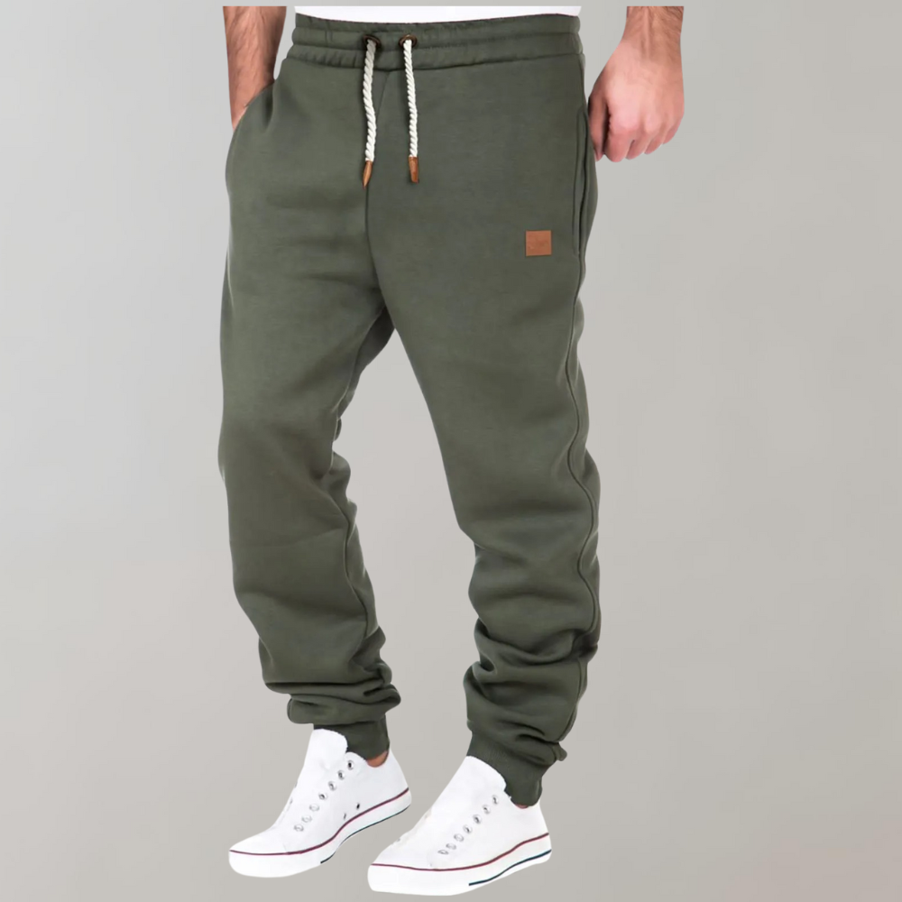 Pantalon Jogging Homme – Coton Souple Élastique Confortable pour Tous les Jours