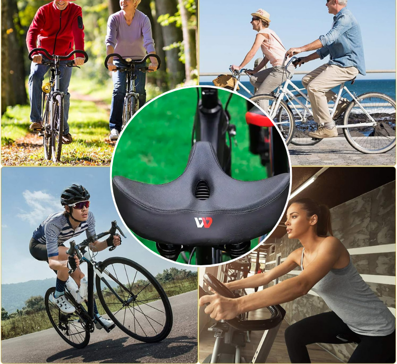 Selle Vélo Ergonomique et Confortable → Selle de Vélo Ultra Confortable - BlxckFR