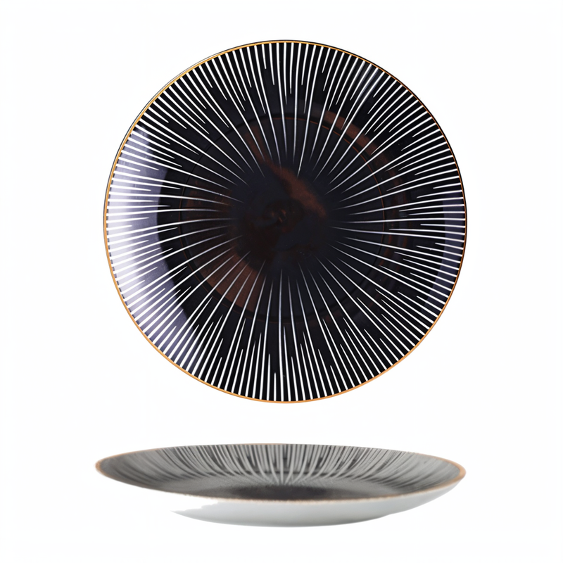 Assiettes Géométriques Design Moderne