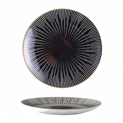 Assiettes Géométriques Design Moderne