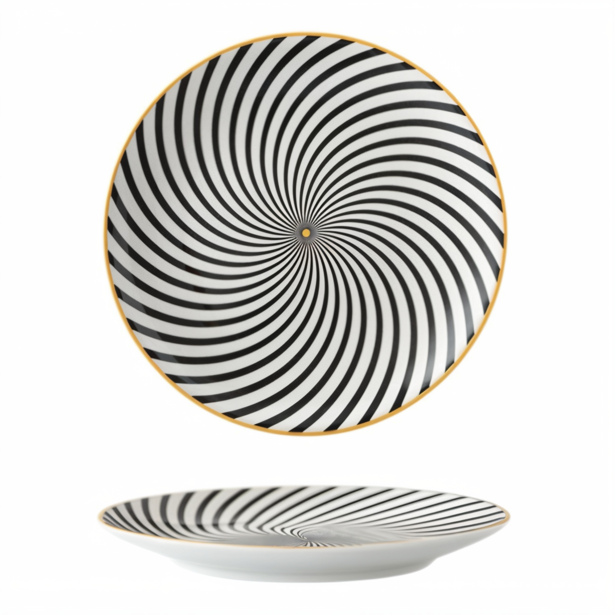 Assiettes Géométriques Design Moderne