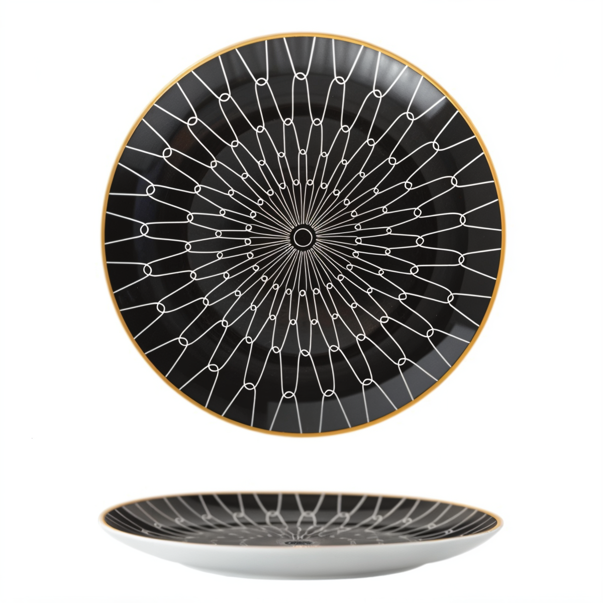 Assiettes Géométriques Design Moderne