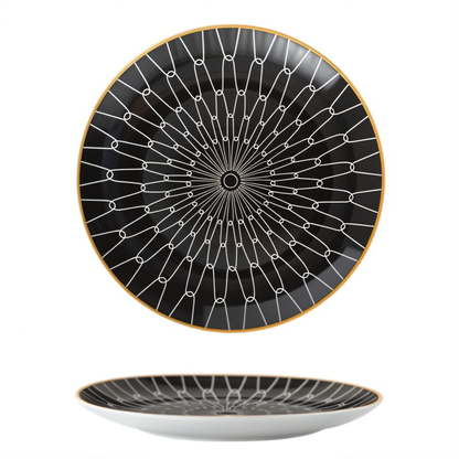 Assiettes Géométriques Design Moderne