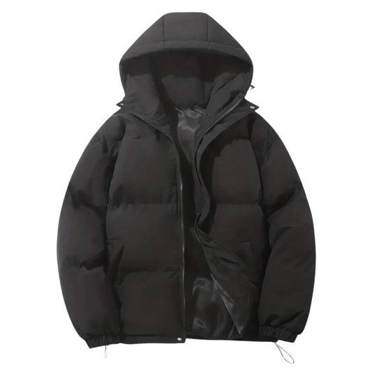 Veste d'hiver réversible noir pour homme - LuxeStyle