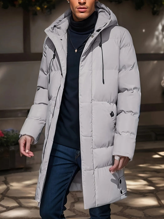 Doudoune Longue D'hiver Pour Homme | Avec Capuche