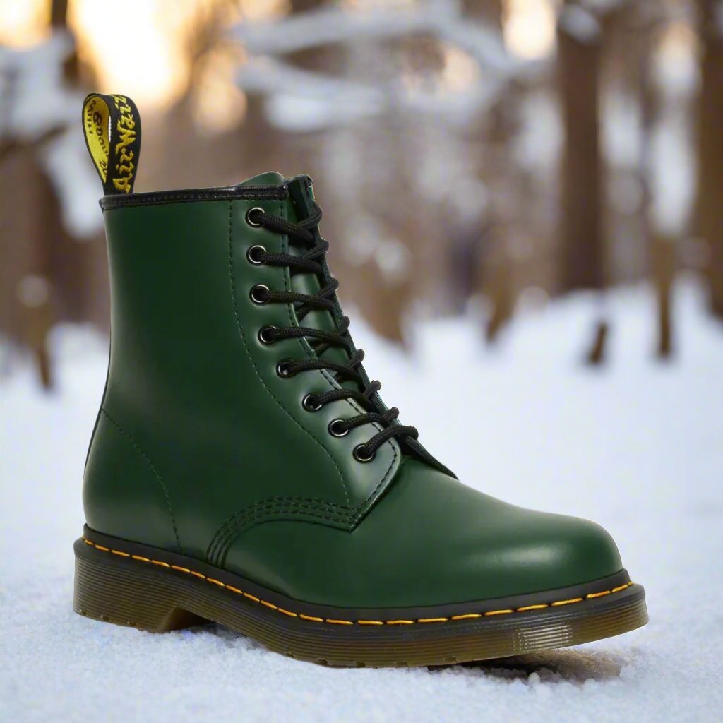 Bottes de combat style rétro au look casual