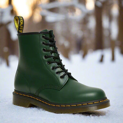 Bottes de combat style rétro au look casual