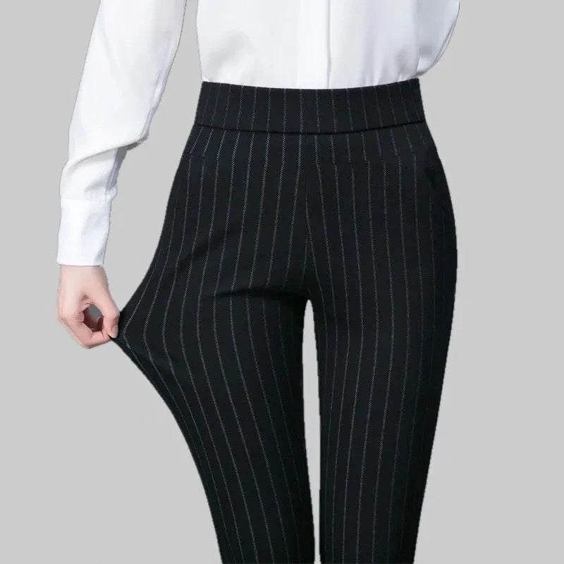 Pantalon Élastique Femme Taille Fine - LuxeStyle