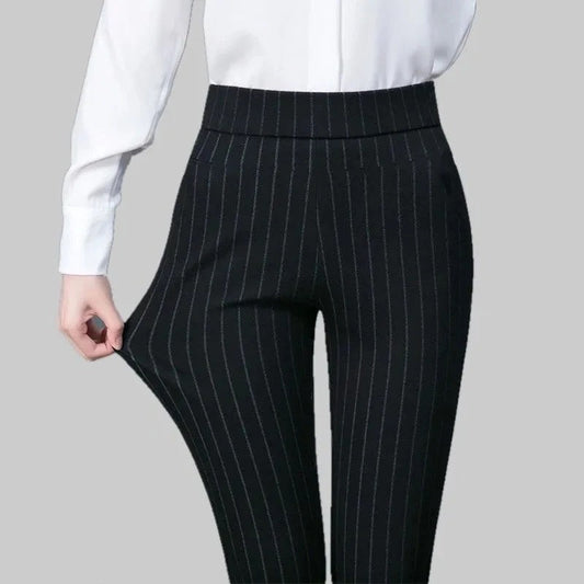 Pantalon Élastique Femme Taille Fine - LuxeStyle