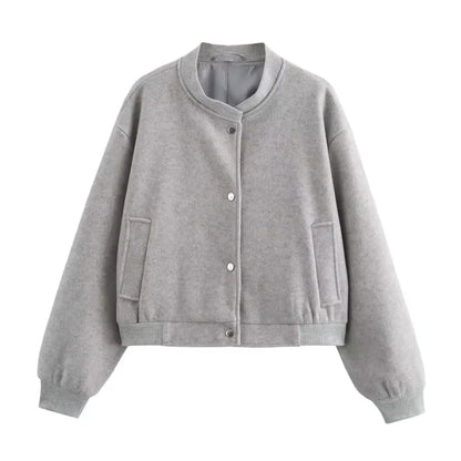 Veste Tricotée Femme Manches Longues Élégante