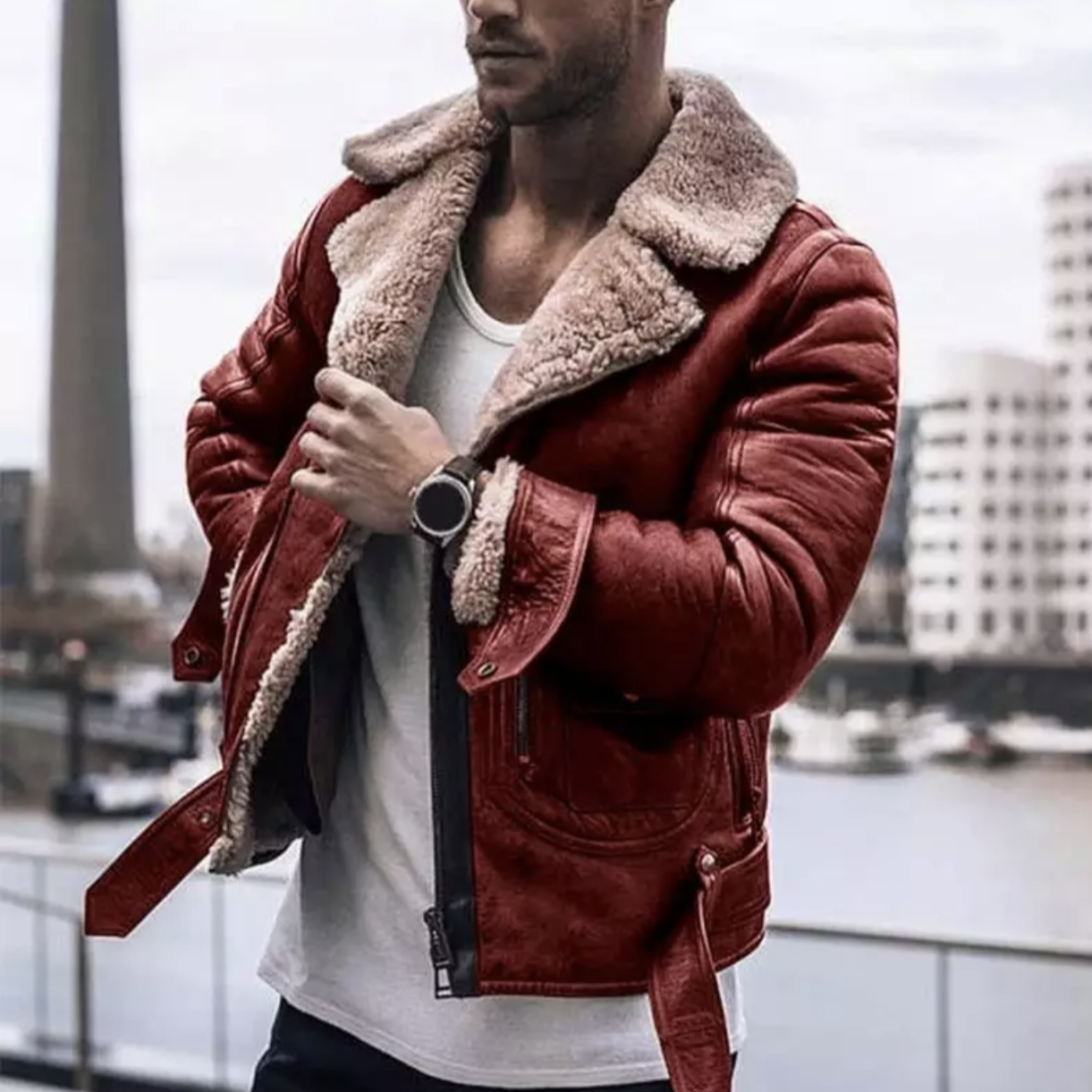 Veste Hiver Élégante pour Homme | Douillette