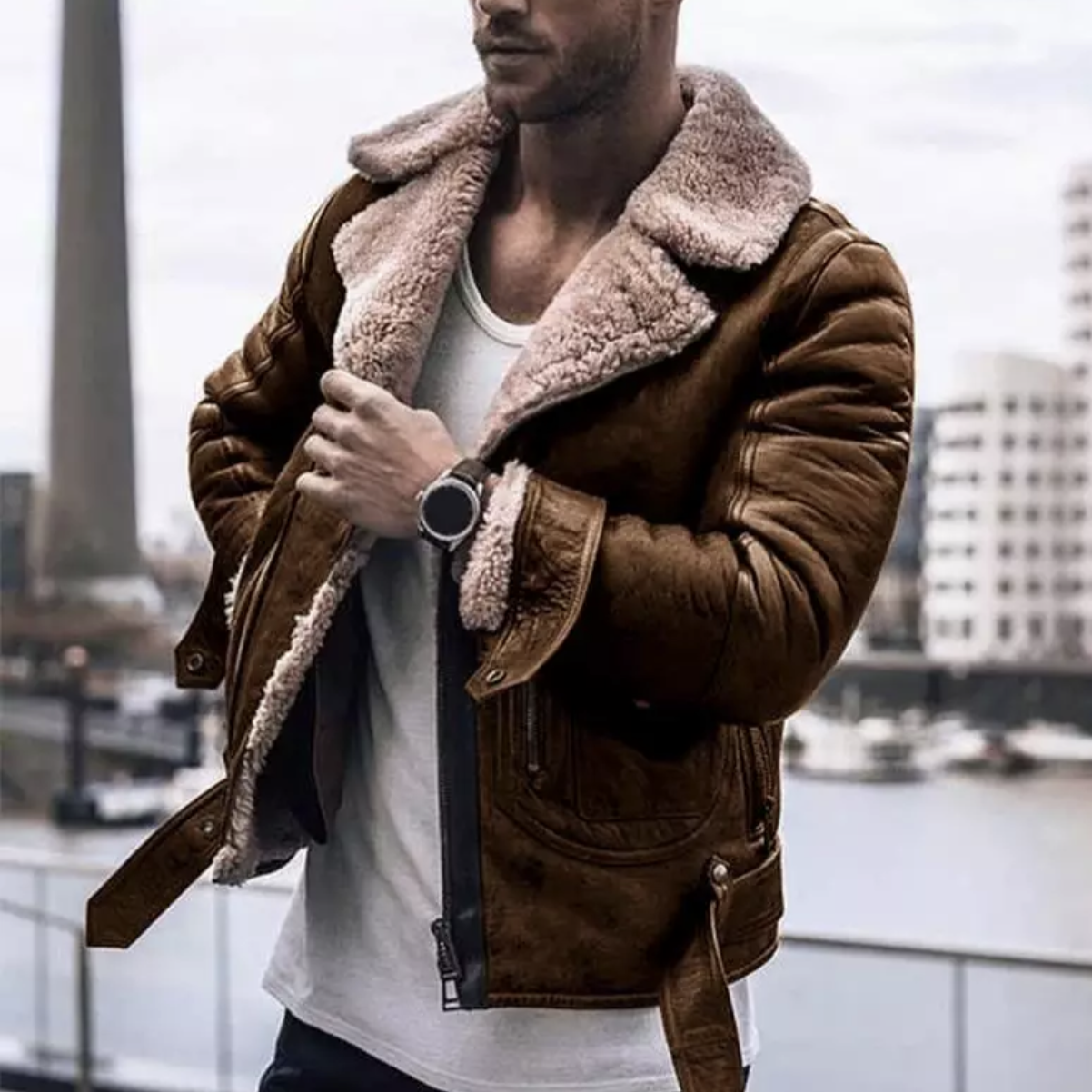 Veste Hiver Élégante pour Homme | Douillette