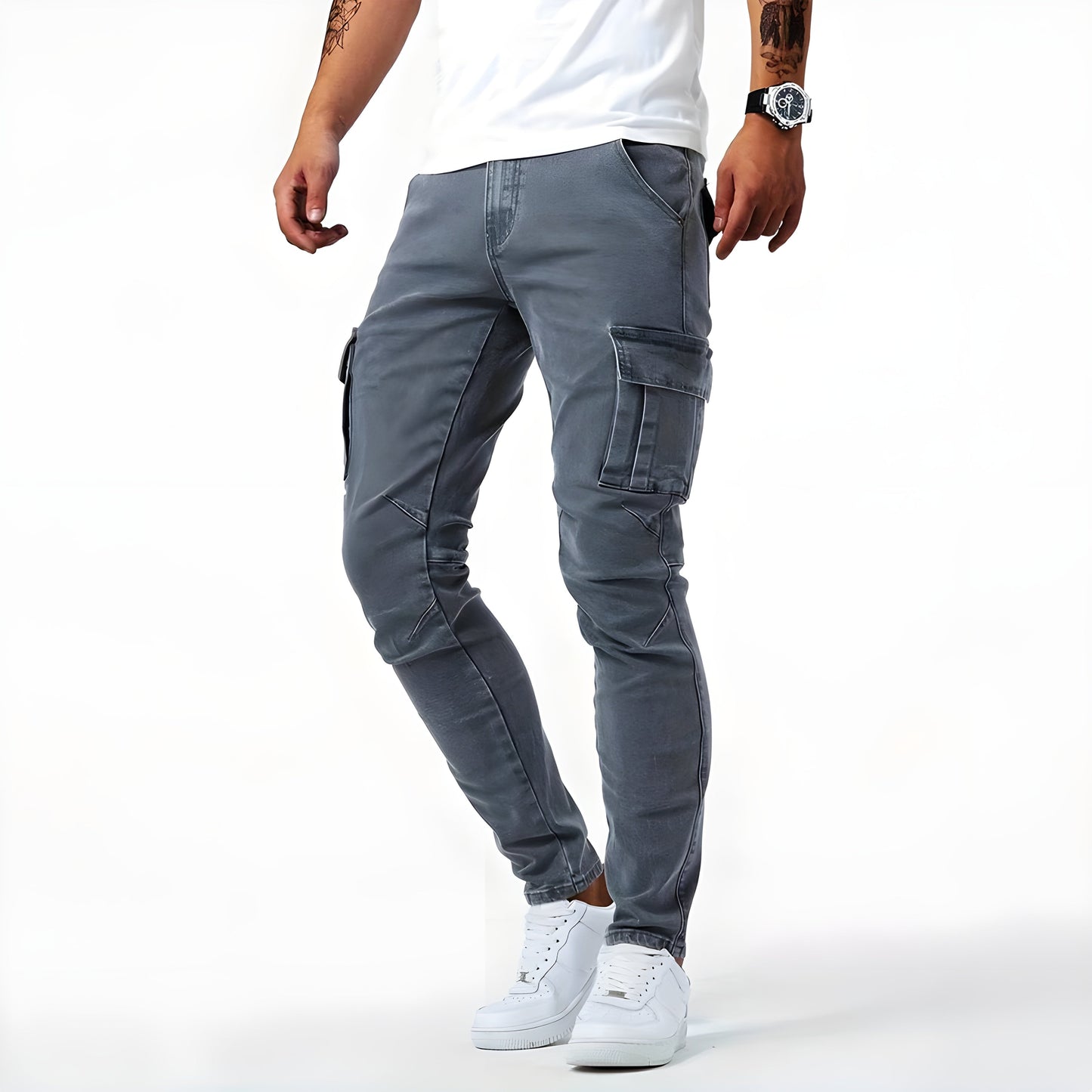 Pantalon Homme Élastiqué Décontracté & Tendance - LuxeStyle