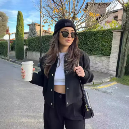 Veste Tricotée Femme Manches Longues Élégante - luxestyle