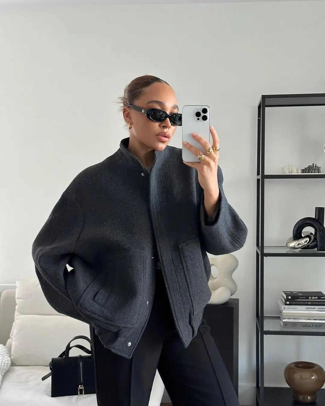 Blouson Dégagé pour Femme - Parfait pour le Printemps et l'Été