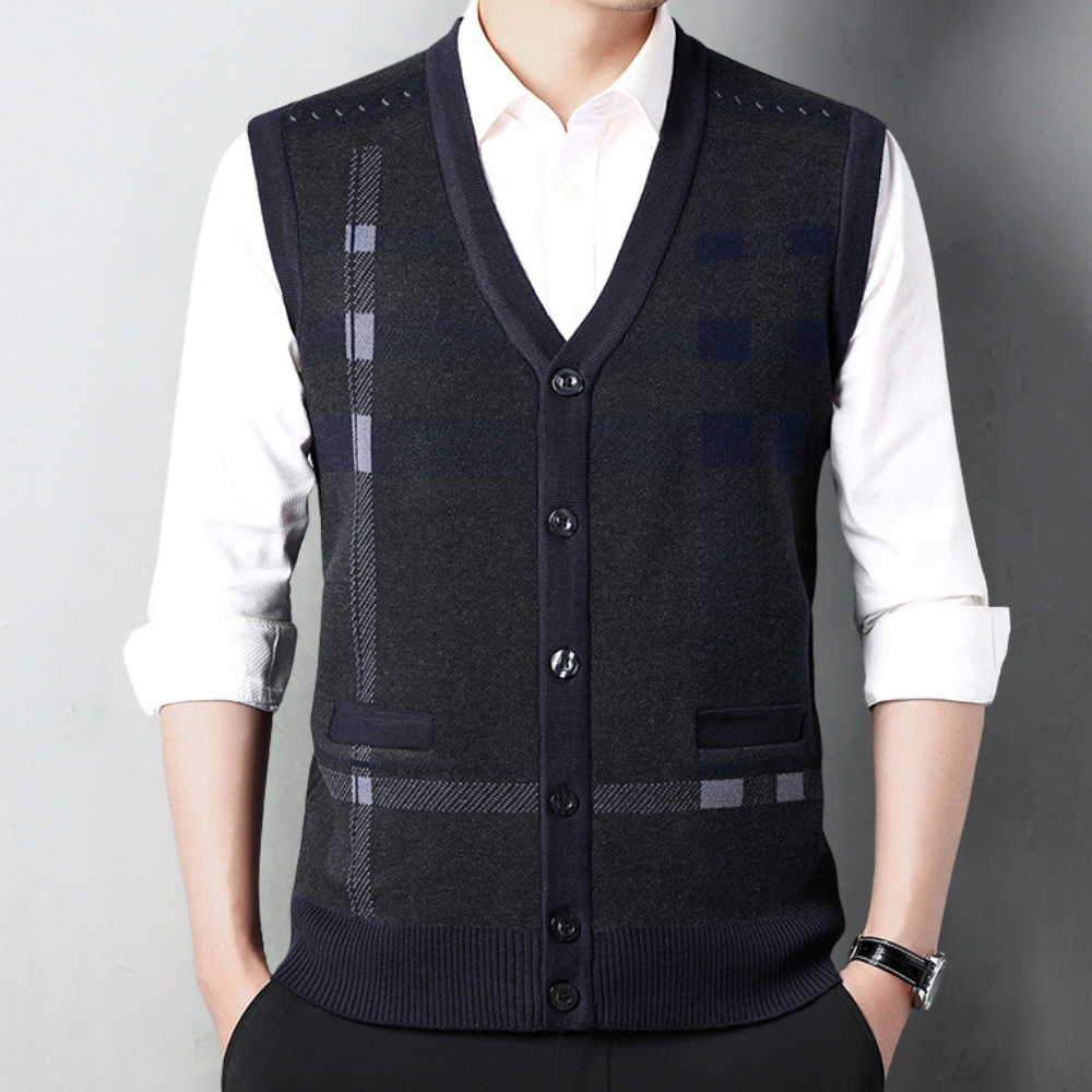 VIDOR - Gilet Tricoté pour Homme