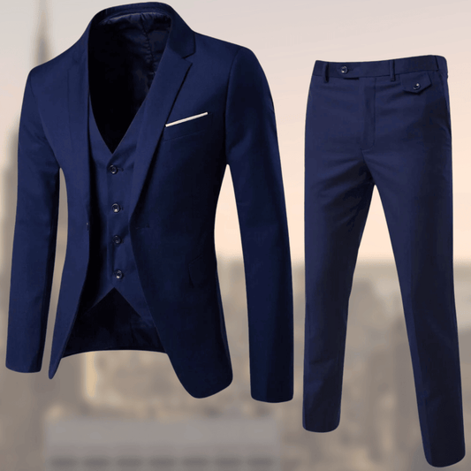 Costume Homme Classique Trois Pièces - BlxckFR