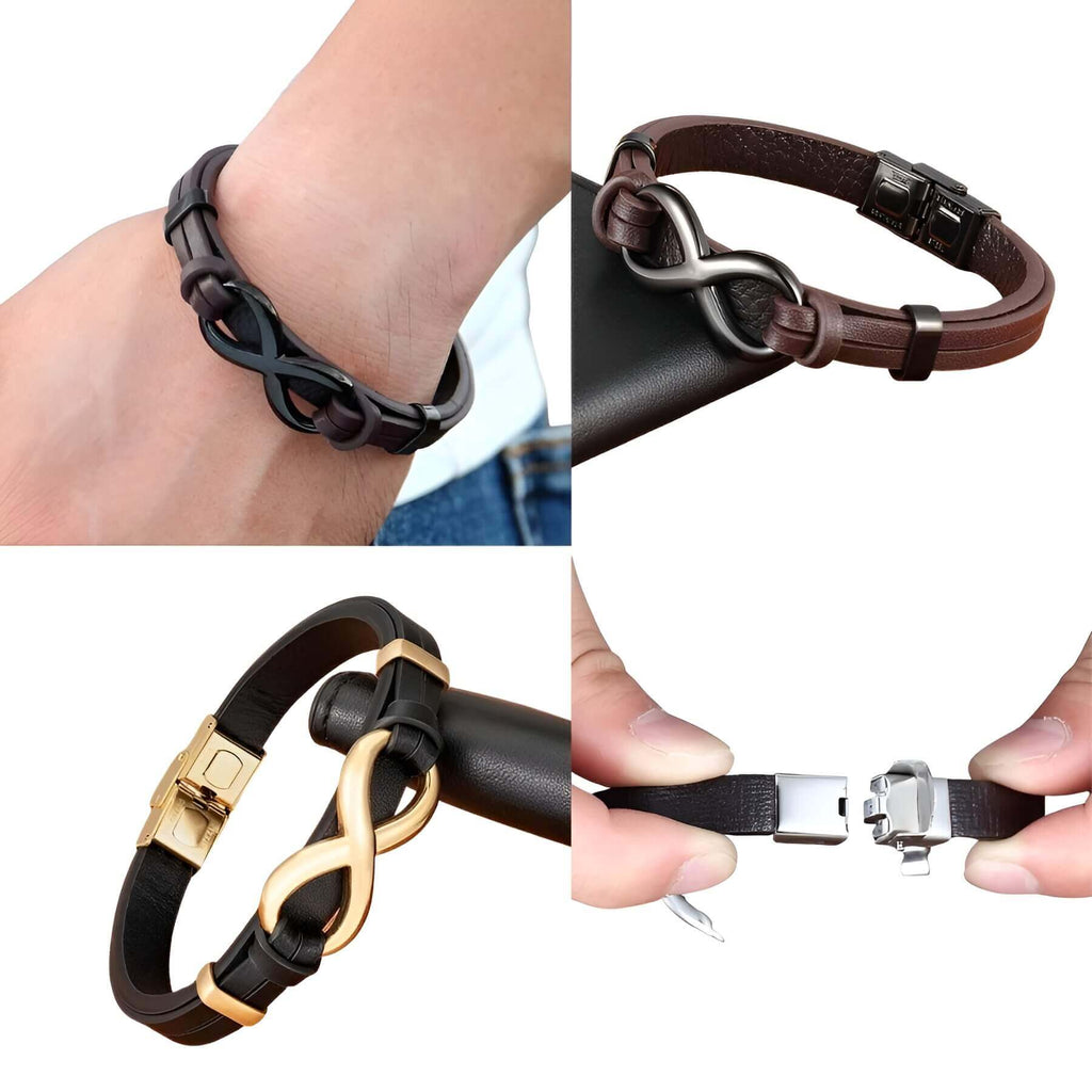 Bracelet à Breloques Éternel en Argent - LuxeStyle