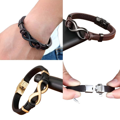 Bracelet à Breloques Éternel en Argent - LuxeStyle
