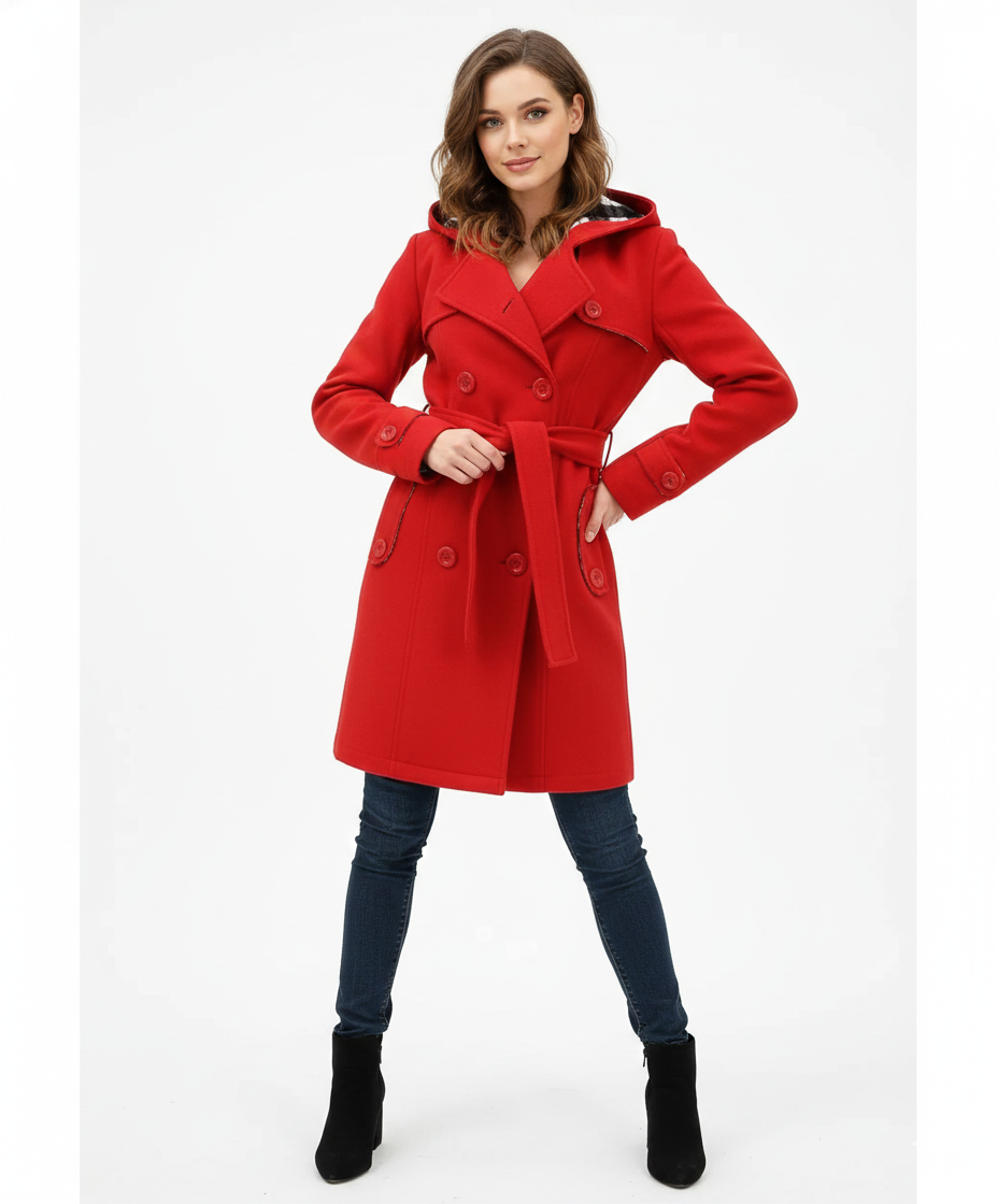 Manteau Femme Chic Élégant pour Automne Hiver