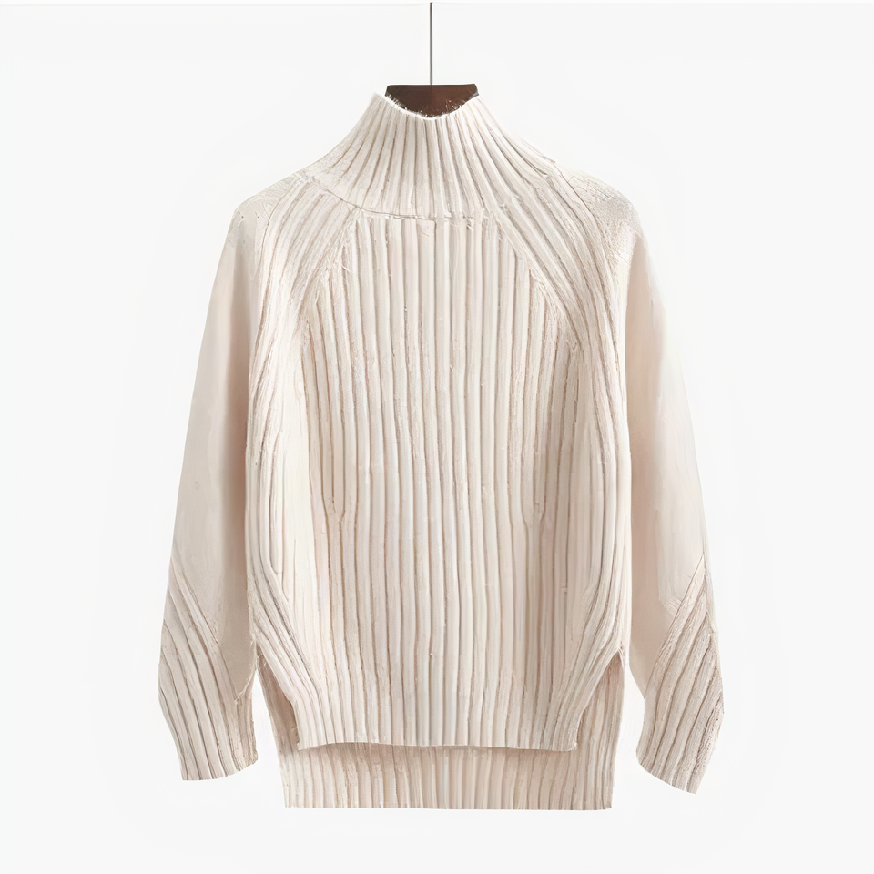 Pull Femme Hiver Douillet en Coton Mélangé Chaud et Confortable