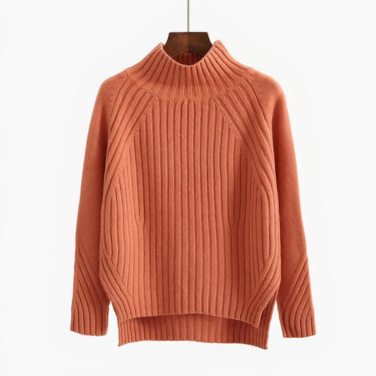 Pull Femme Hiver Douillet en Coton Mélangé Chaud et Confortable - LuxeStyle