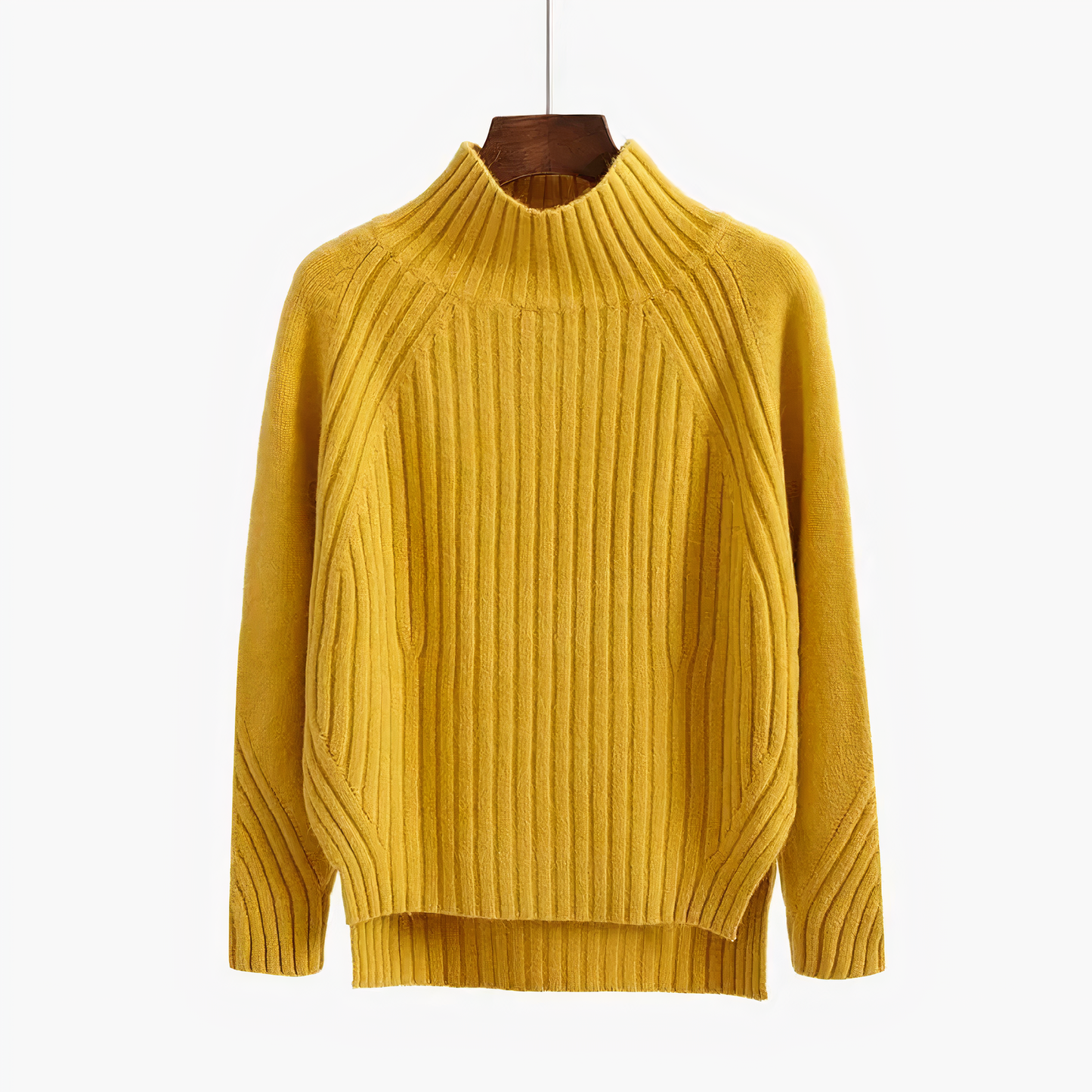 Pull Femme Hiver Douillet en Coton Mélangé Chaud et Confortable